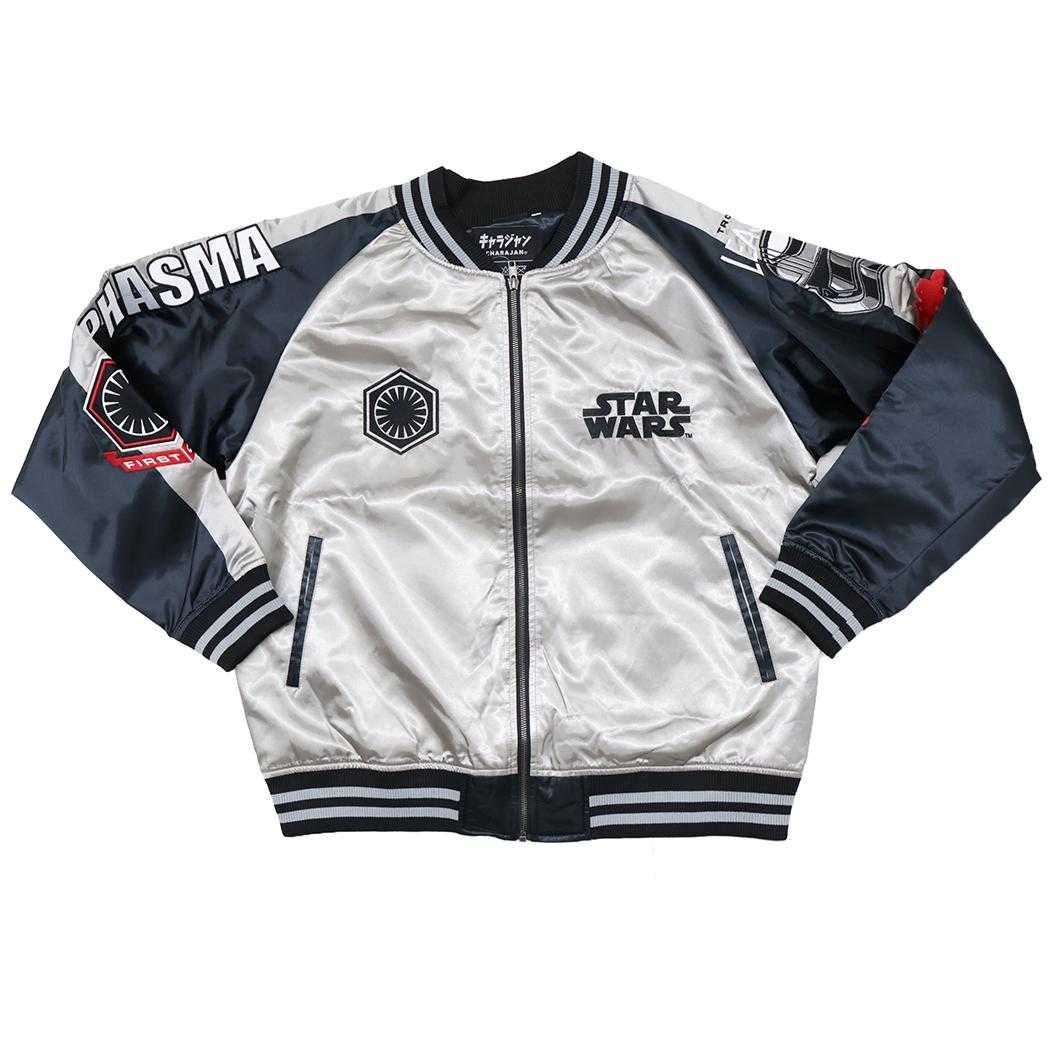 スターウォーズ アウター スカジャン 3L キャプテン ファズマ STAR WARS 丸眞 メンズ レディース ユニセックス オーバーサイズ キャラジャン キャラクター グッズ