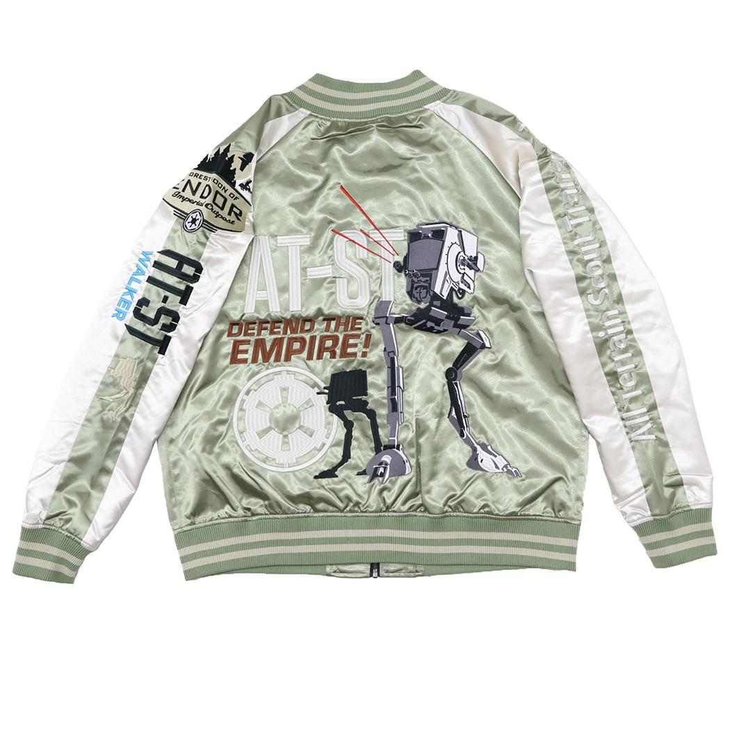スターウォーズ アウター スカジャン 3L AT-STウォーカー STAR WARS 丸眞 メンズ レディース ユニセックス オーバーサイズ キャラジャン キャラクター グッズ
