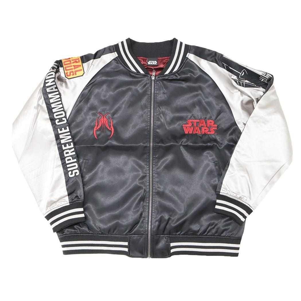 スターウォーズ アウター スカジャン 3L シャドウブラック STAR WARS 丸眞 メンズ レディース ユニセックス オーバーサイズ キャラジャン キャラクター グッズ