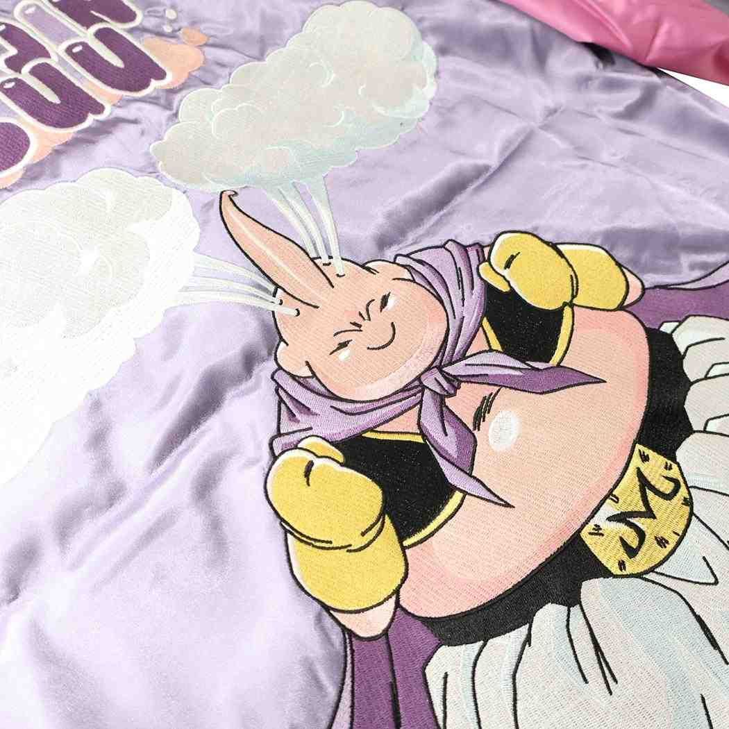 ドラゴンボールZ アウター スカジャン L 魔人ブウ 丸眞 メンズ レディース ユニセックス オーバーサイズ キャラジャン アニメキャラクター グッズ GULLKHAN_COM