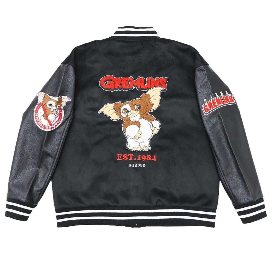 グレムリン アウター スタジャン 3L シンプルギズモ 丸眞 キャラジャン オーバーサイズ キャラクター グッズ