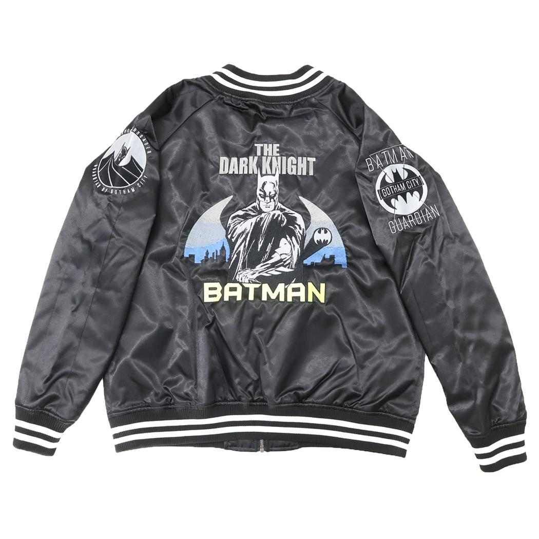 バットマン アウター スカジャン 3 L ダークナイトバットマン DCコミック 丸眞 メンズ レディース ユニセックス オーバーサイズ キャラジャン キャラクター グッズ