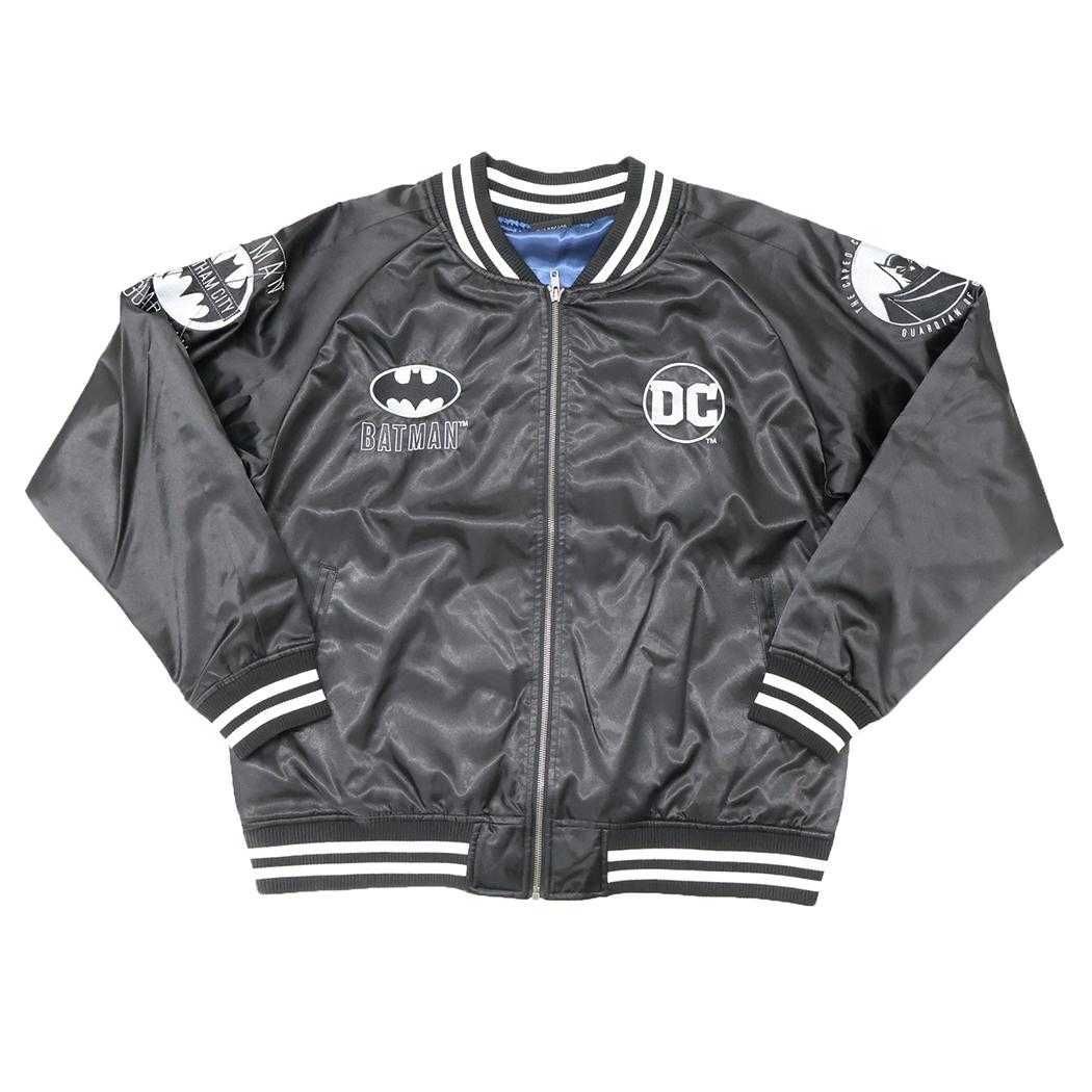 バットマン アウター スカジャン 3L ダークナイトバットマン DCコミック 丸眞 メンズ レディース ユニセックス オーバーサイズ キャラジャン キャラクター グッズ