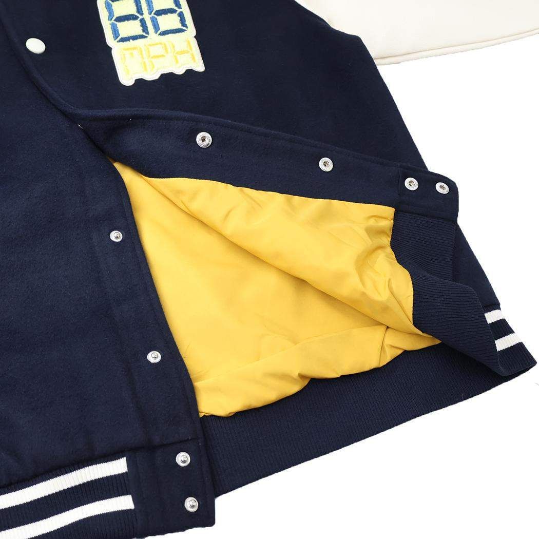 バックトゥザフューチャー アウター スタジャン 3L フロウトデロリアン 丸眞 キャラジャン オーバーサイズ 映画キャラクター グッズ GULLKHAN_COM