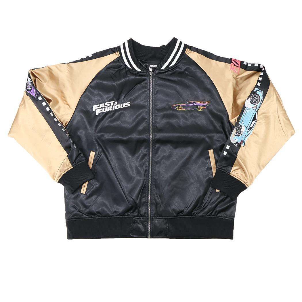 ワイルドスピード アウター スカジャン 3L スピードレースカー 丸眞 メンズ レディース ユニセックス オーバーサイズ キャラジャン 映画キャラクター グッズ