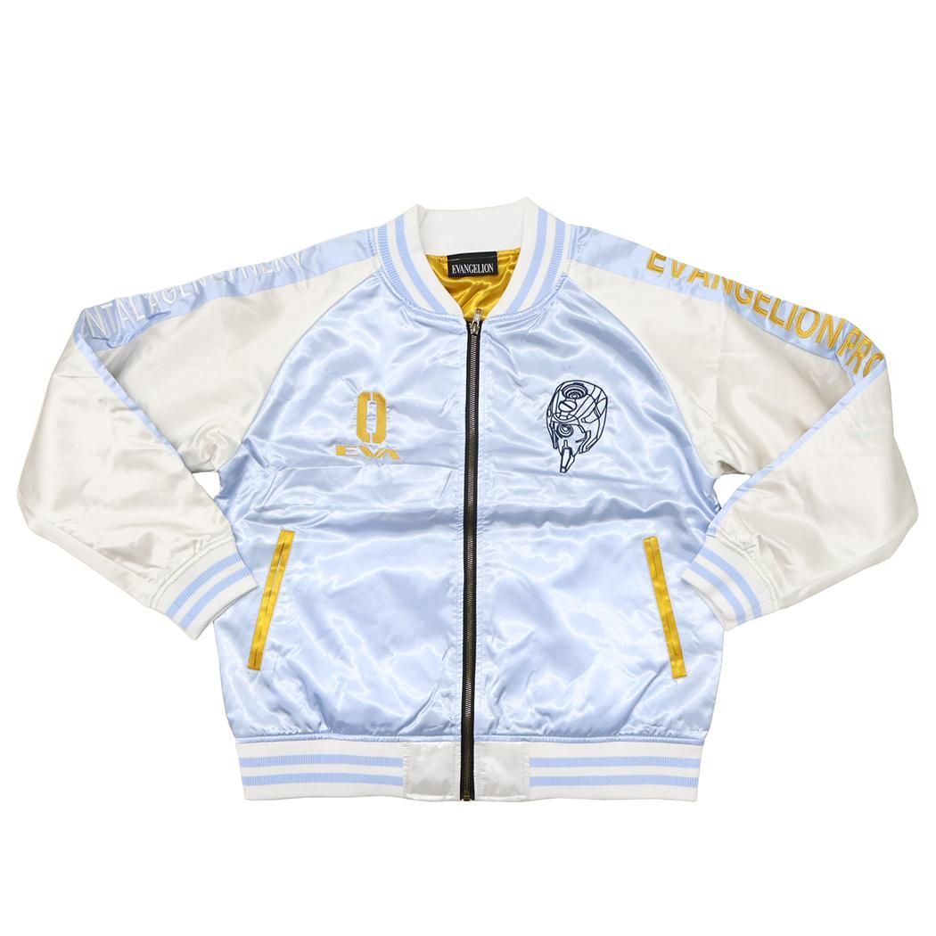 エヴァンゲリオン アウター スカジャン L 綾波レイ 丸眞 メンズ レディース ユニセックス オーバーサイズ キャラジャン アニメキャラクター グッズ