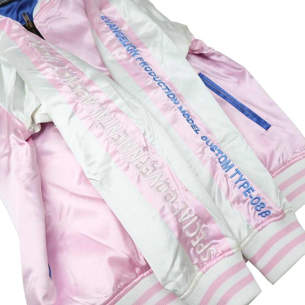 エヴァンゲリオン アウター スカジャン L 真希波 マリ イラストリアス 丸眞 メンズ レディース ユニセックス オーバーサイズ キャラジャン アニメキャラクター グッズ GULLKHAN_COM