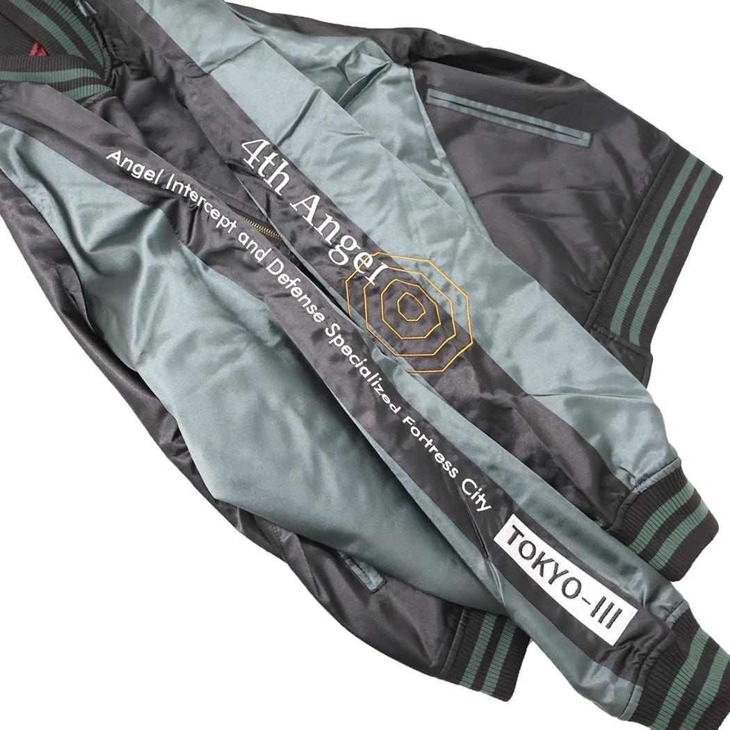 エヴァンゲリオン アウター スカジャン L 第4の使徒 丸眞 メンズ レディース ユニセックス オーバーサイズ キャラジャン アニメキャラクター グッズ GULLKHAN_COM