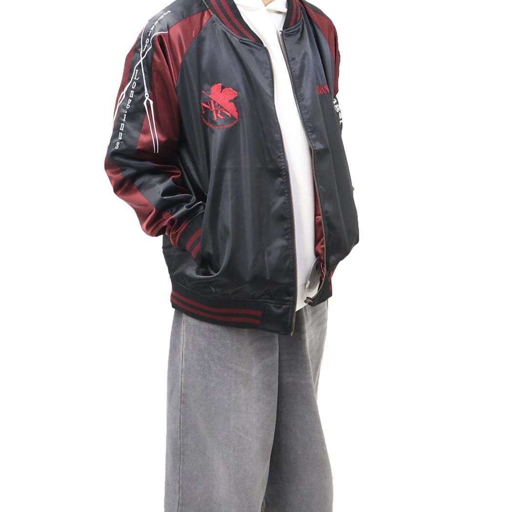 エヴァンゲリオン アウター スカジャン 3L リリス 丸眞 メンズ レディース ユニセックス オーバーサイズ キャラジャン アニメキャラクター グッズ GULLKHAN_COM