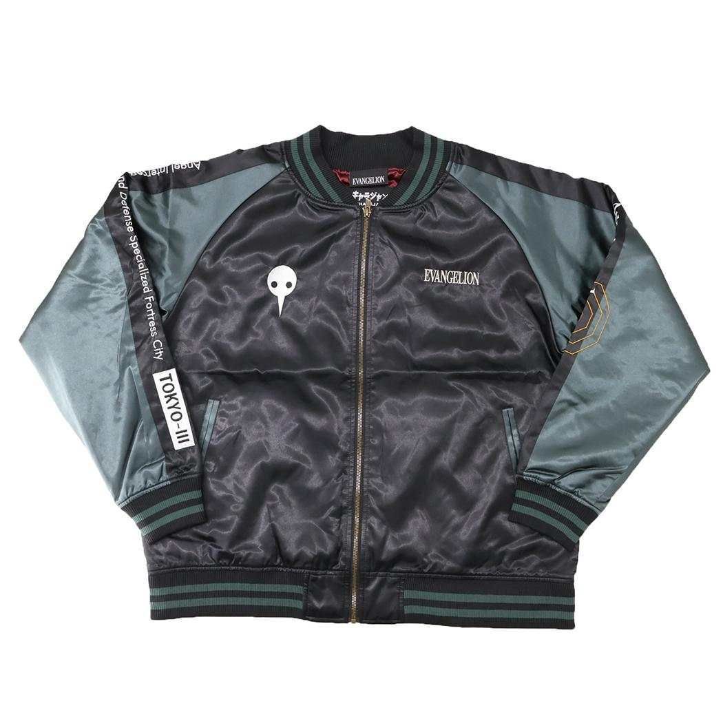 エヴァンゲリオン アウター スカジャン 3L 第4の使徒 丸眞 メンズ レディース ユニセックス オーバーサイズ キャラジャン アニメキャラクター グッズ