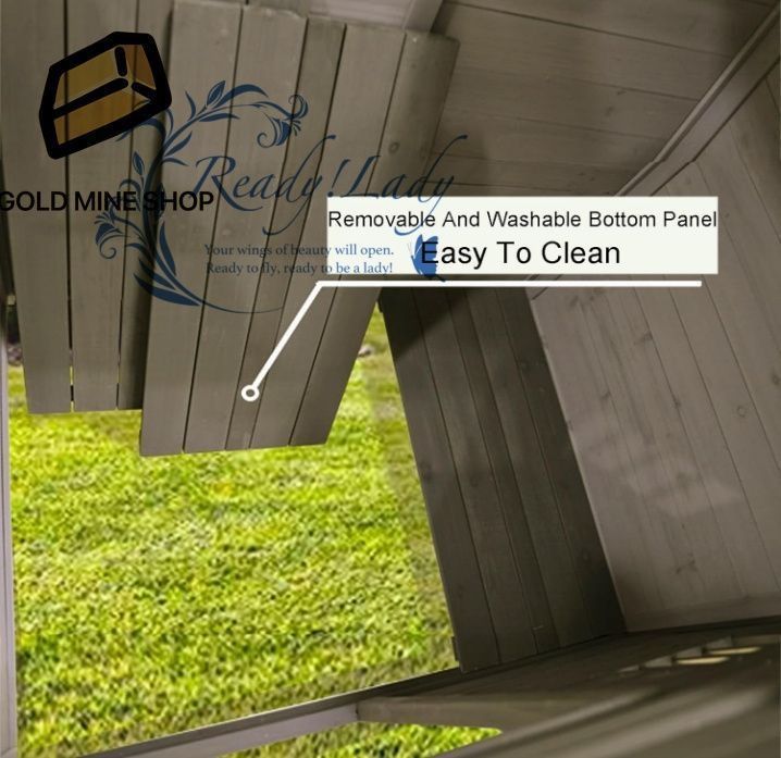 大型犬用大型テラス付き無垢材アスファルト屋根犬小屋