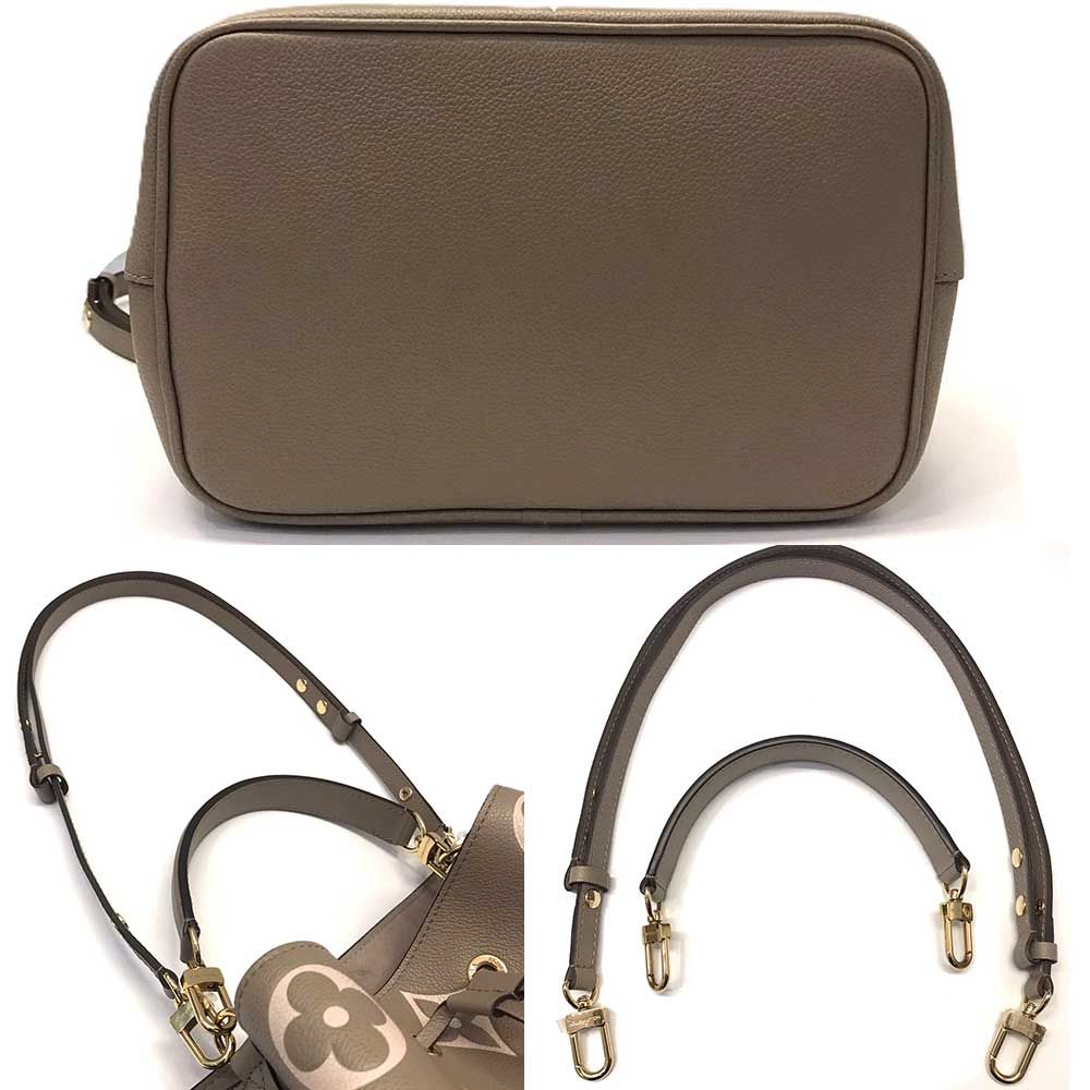 ルイヴィトン モノグラムアンプラント ネオノエ MM ショルダーバッグ ハンドバッグ ベージュ M45555 LOUIS VUITTON Aランク DECORATOM_COM_BR