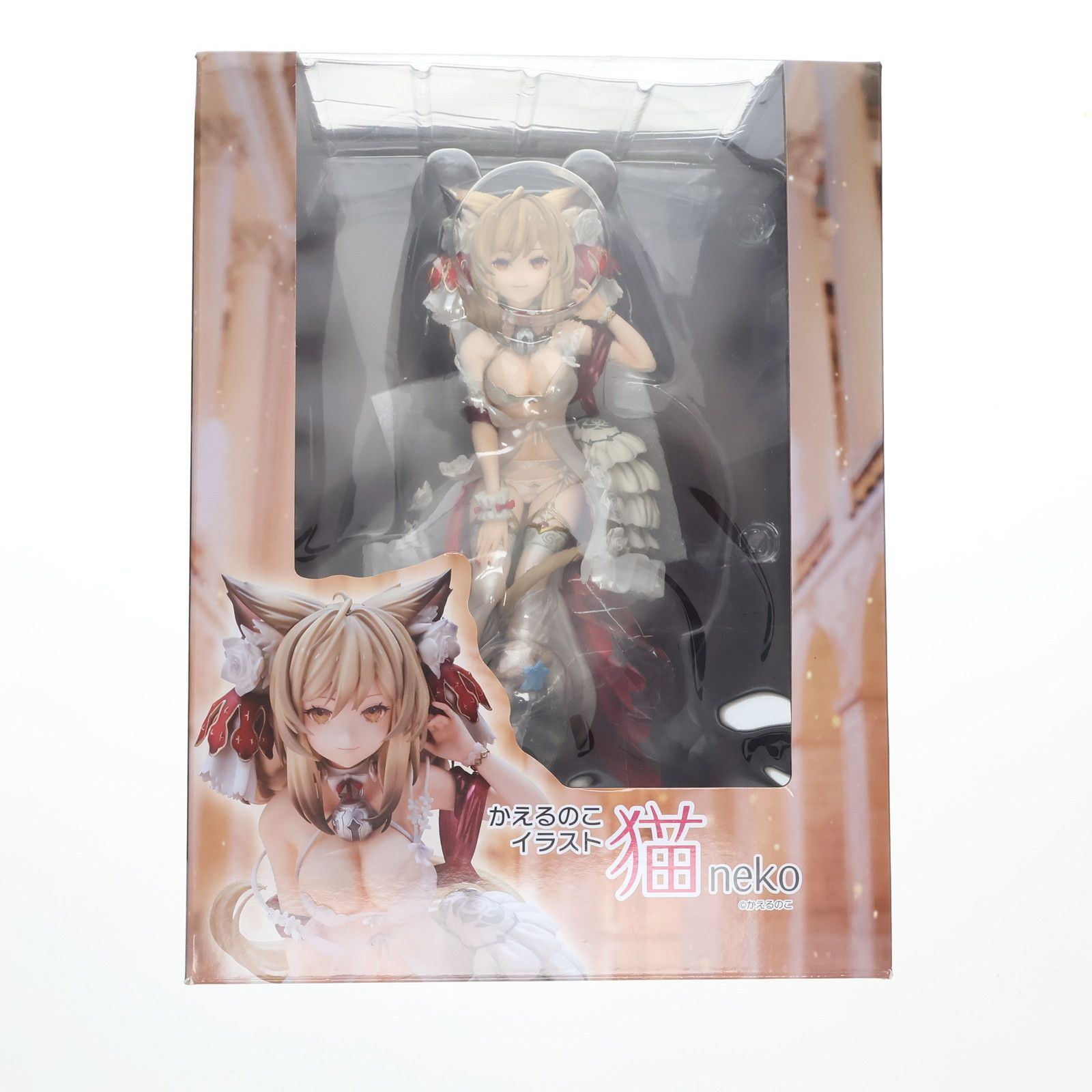 かえるのこイラスト 猫 完成品 フィギュア ユニオンクリエイティブ