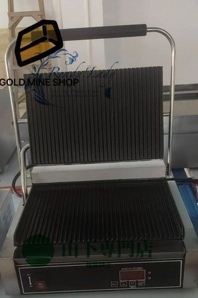 パニーニクッカー パニーニメーカー プレスグリル 両面 溝付き デジタルディスプレイ付き