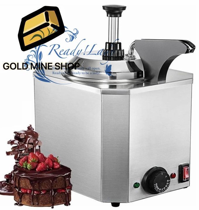 業務用チョコレートジャムウォーマー 30-110℃ソースポンプディスペンサー 加熱チョコレートポンプステンレススチールフードウォーマー チーズキャラメルバター用