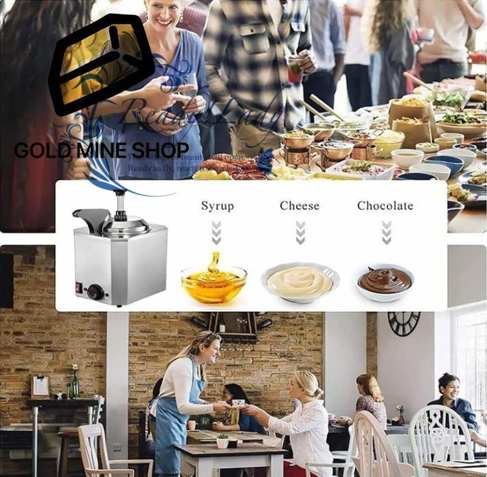 業務用チョコレートジャムウォーマー 30-110℃ソースポンプディスペンサー 加熱チョコレートポンプステンレススチールフードウォーマー チーズキャラメルバター用