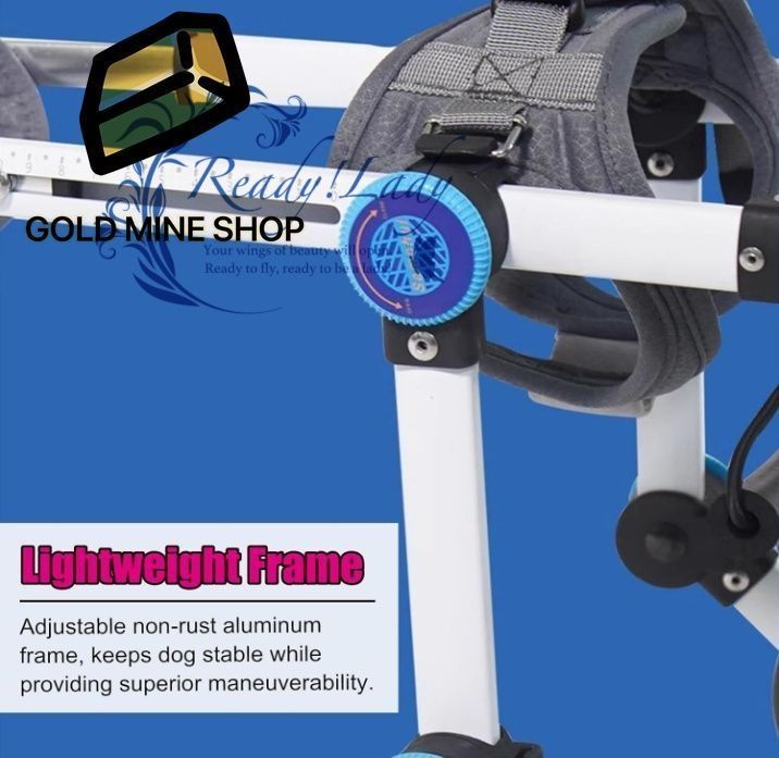 調節 な犬用歩行補助カート