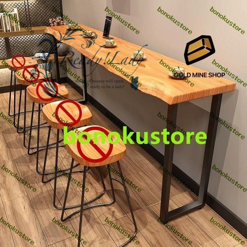 カウンターテーブル ハイテーブル バーカウンターテーブル おしゃれ 木製 ダイニングテーブル スツールは含まれていません 120x45x105cm