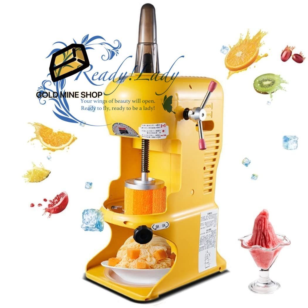 かき氷機 電動 かきごおり機 電気砕氷機 大容量 業務用 自営業 電動かき氷機 業務用かき氷機 90kg 時 業務用かき氷機適用かき氷