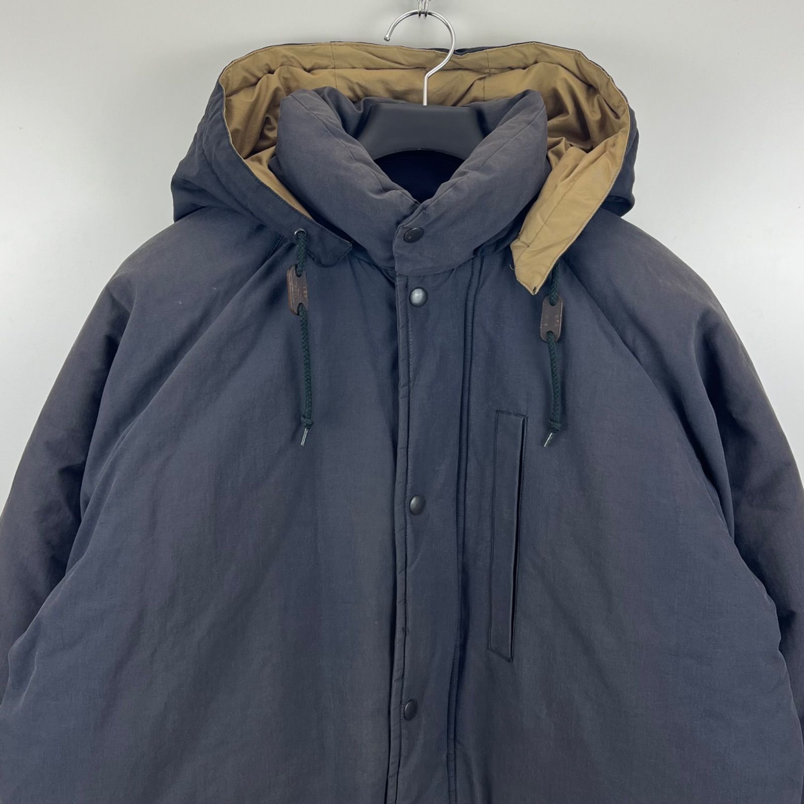 POLO by Ralph Lauren 90s VTG fade down coat hoodie M ポロバイ
