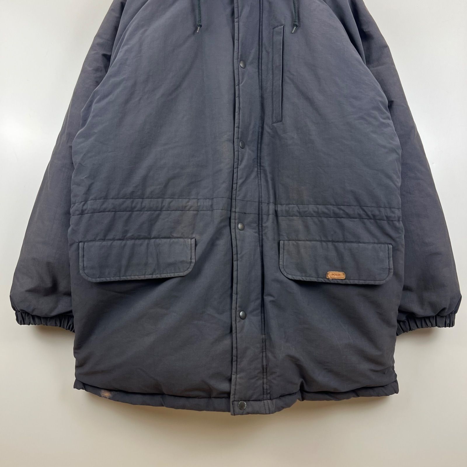 POLO by Ralph Lauren 90s VTG fade down coat hoodie M ポロバイ POLO by Ralph Lauren 90s VTG fade down coat hoodie M ポロバイ