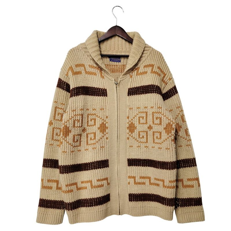 品 PENDLETON ペンドルトン SHAWL COLLAR COWICHAN WOOL ZIP CARDIGAN ショール カウチン ウール ジップ カーディガン 146-251104-as-10-izu