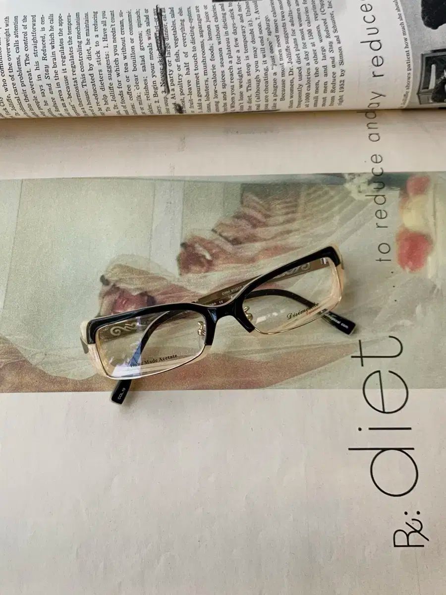 ピックキー-605 special ブラックベージュ ウェリントン メタル メガネ