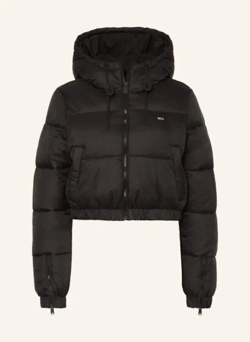 トミーヒルフィガー クロップド ダウン ブラック