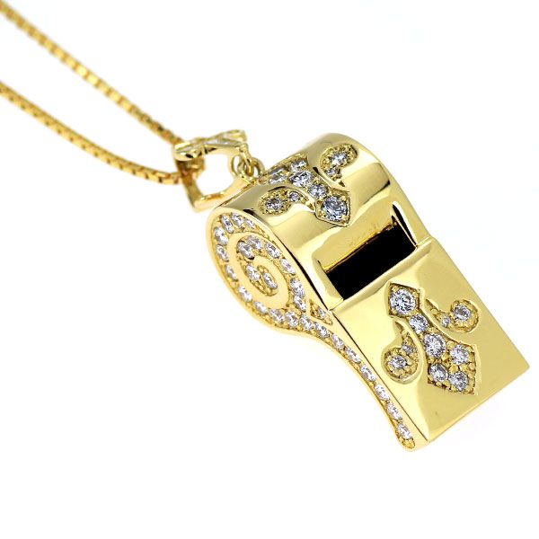 ゆきざき K18YG ダイヤモンド ペンダントネックレス 1.26ct YOBIKO