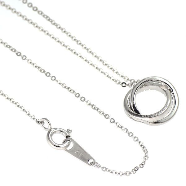 ヴァンドーム青山 K18WG ダイヤモンド ペンダントネックレス