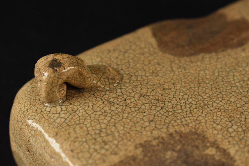 織部 瓢箪図足付向付