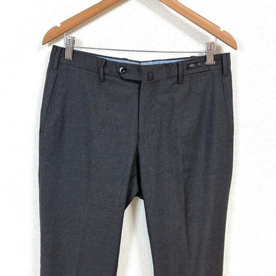  PT 01 BEAMS別注 s スラックス 48 ダークグレー スラックス パンツ