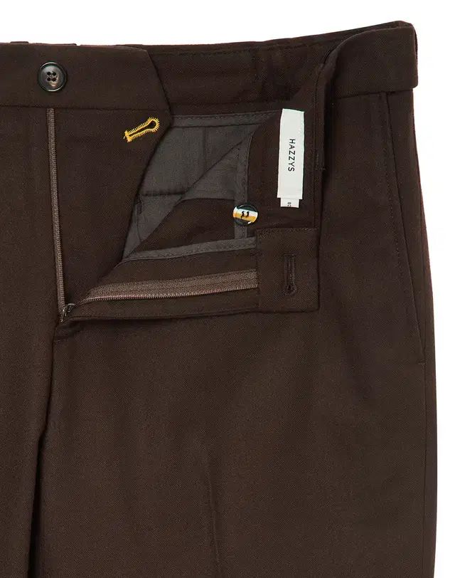 HAZZYS ヘジス ウール混 スリムフィット パンツ 30 31 32 34 35 36 37 38