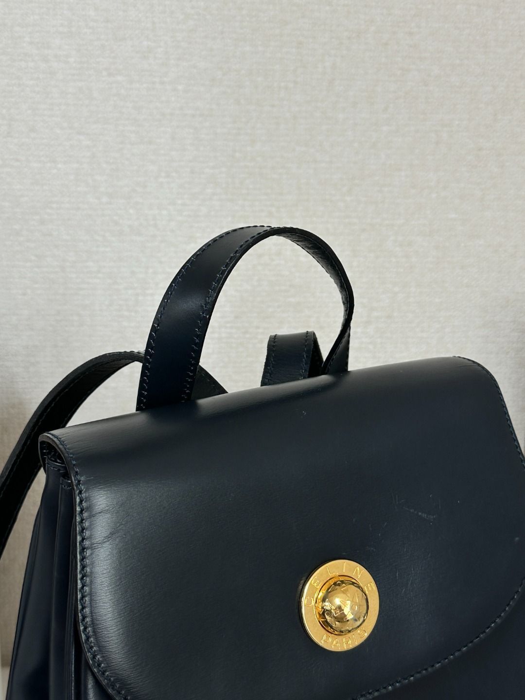 ブラックレザー バックパック