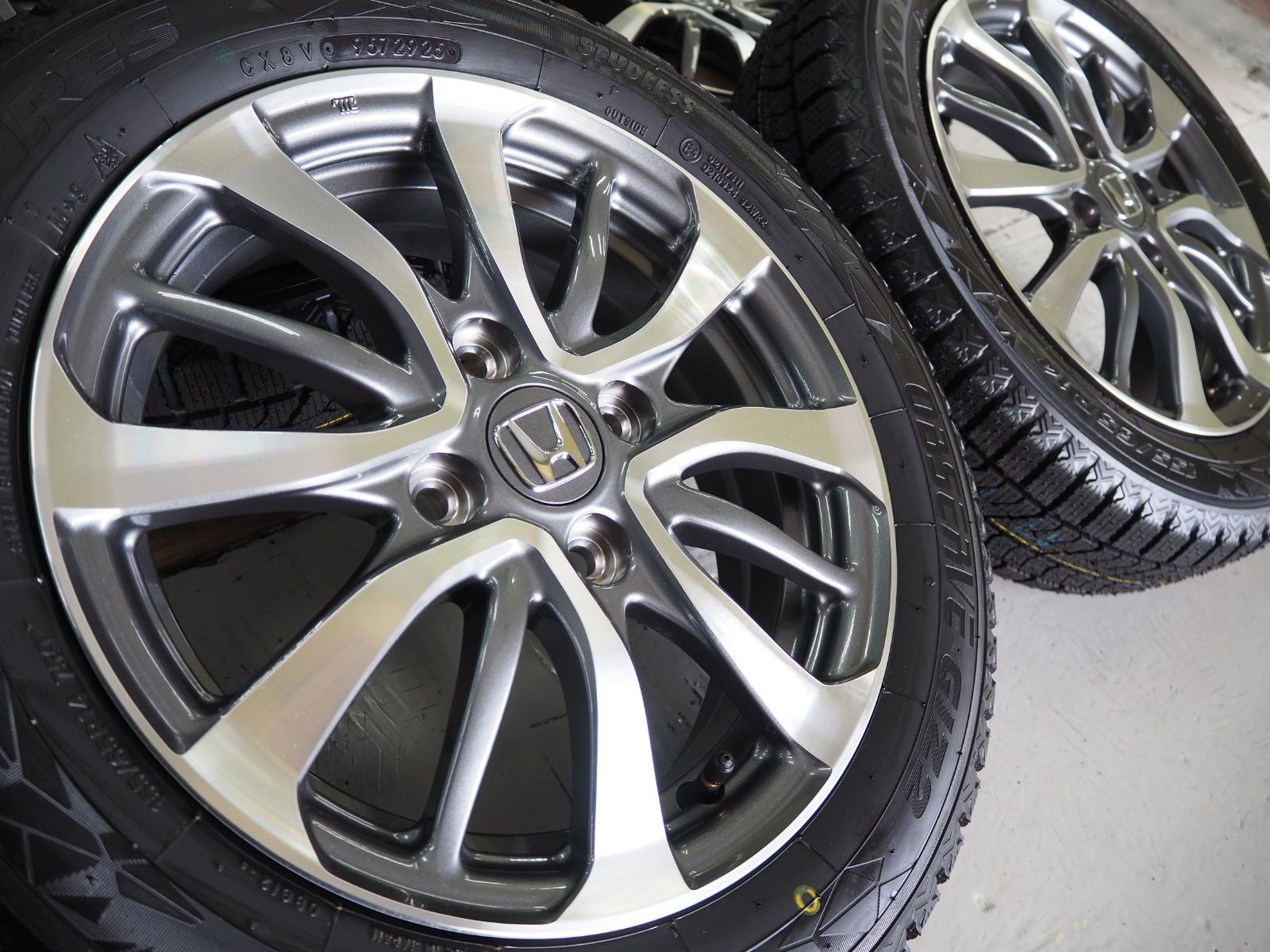  新車外し N BOX 14 inch 4 5 J H 100 40 TOYO ガリットGIZ 2 155 65 R WGN ONE 14インチ タイヤ ホイールセット