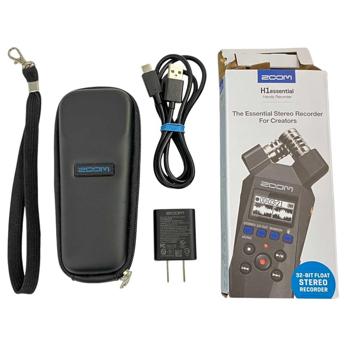 ZOOM H1essential ハンディレコーダー 録音機材 ズーム N10517898