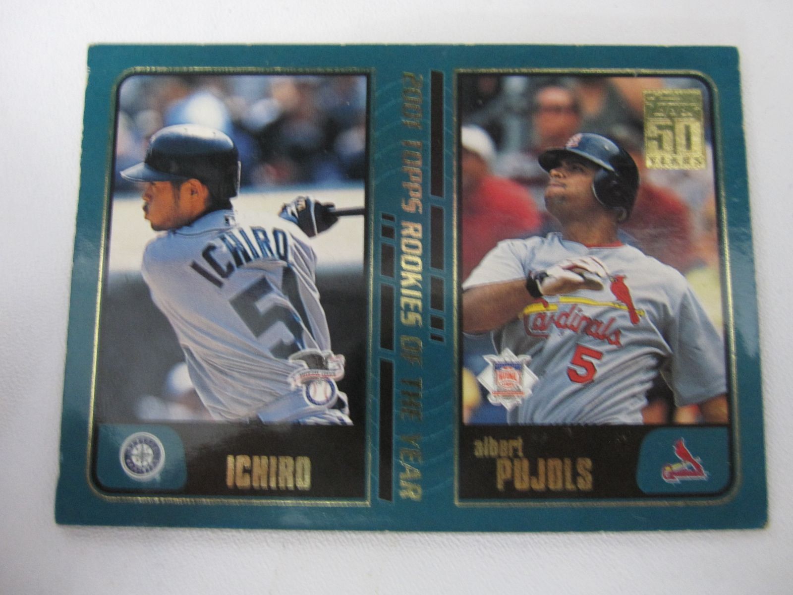 ①2001年 Topps Traded ICHIRO イチロー ALBERT PUJOLS アルバート