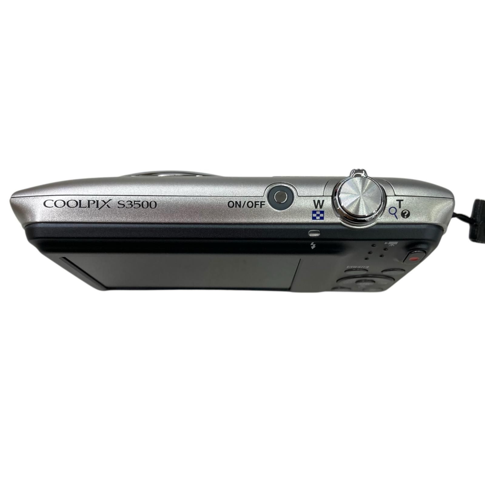 186000 Nikon ニコン COOLPIX S3500 シルバー 箱付き 説明書付き