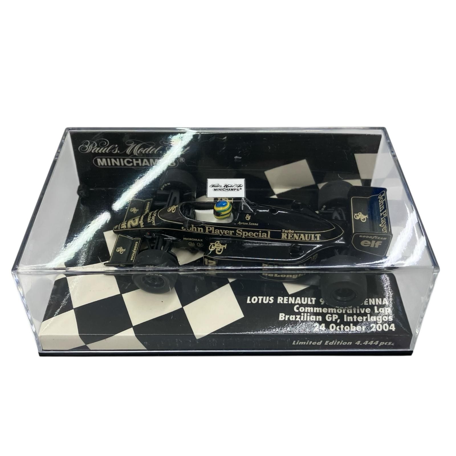 ミニチャンプス製 ロータス ホンダ 中嶋悟選手 日本GP 1⁄43スケール