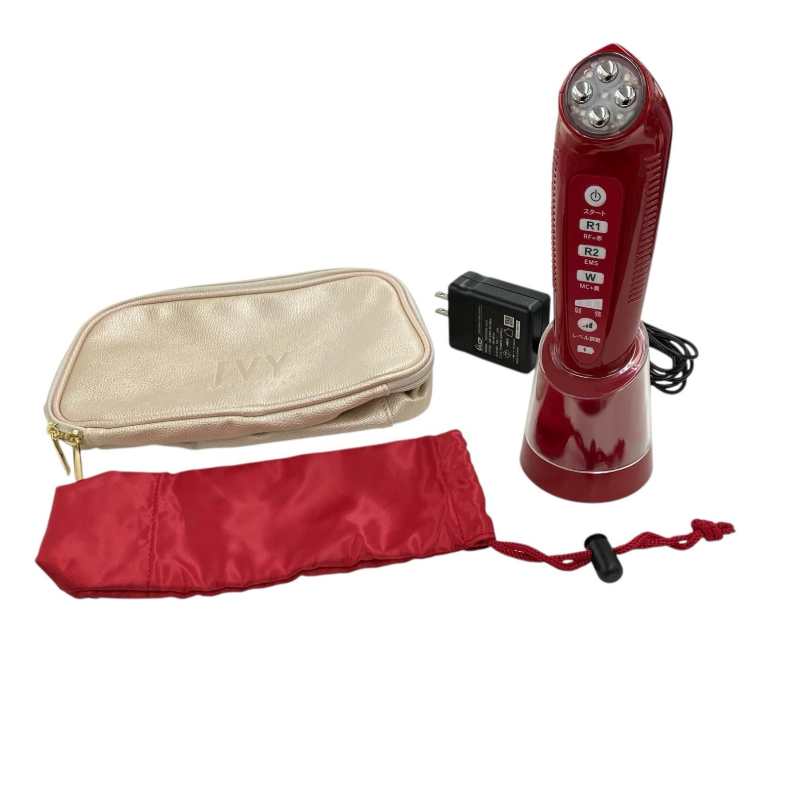 186000 家庭用複合美容器 アイビービューティパートナー BPBJC 02490 レッド