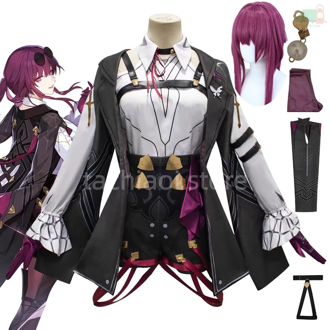 崩壊 スターレイル カフカ コスプレ タイトドレス 女性用 全セット おしゃれ 星穹鉄道