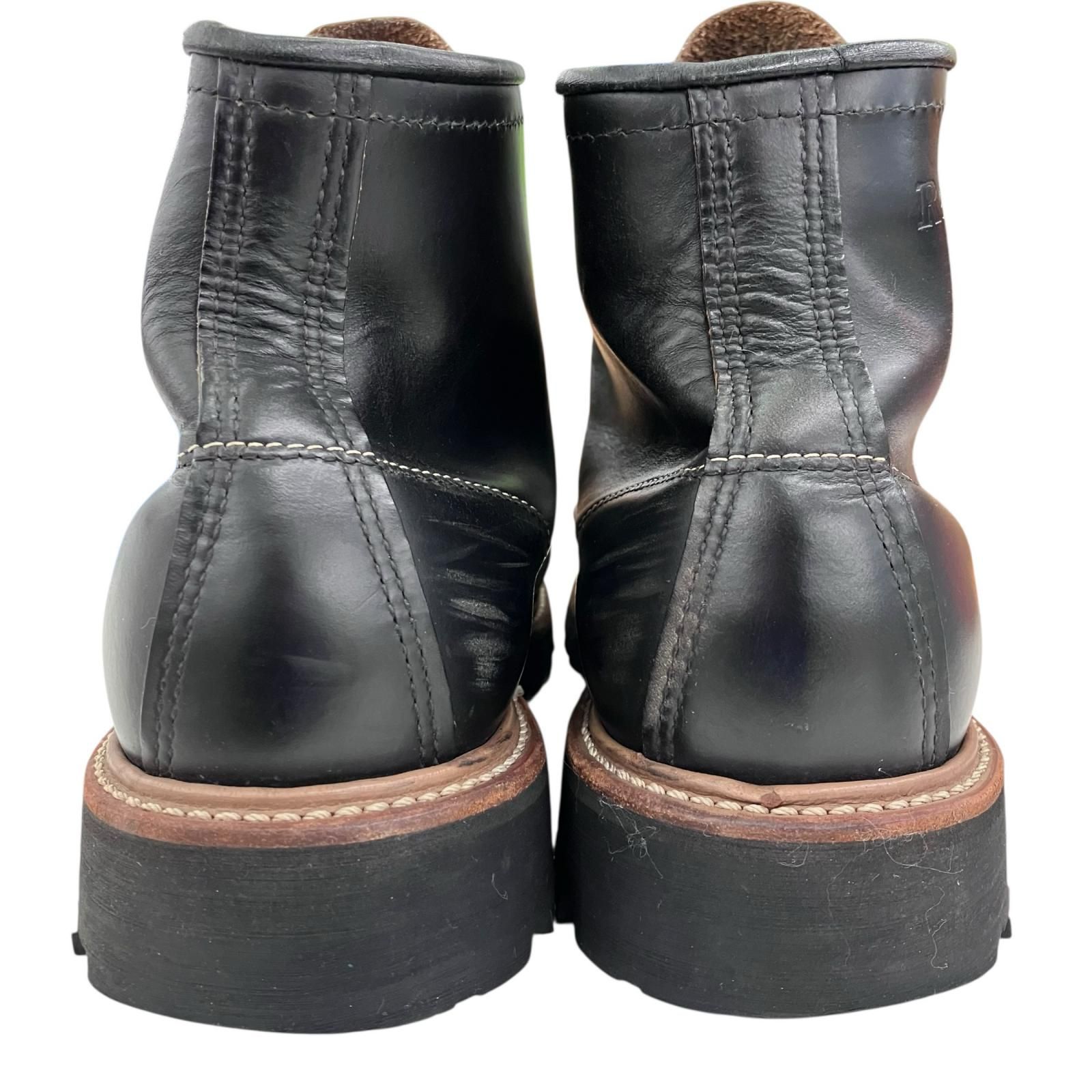 186000 REDWING レッドウイング ショートブーツ 8136 26.5 cm ブラック 茶芯 メンズ