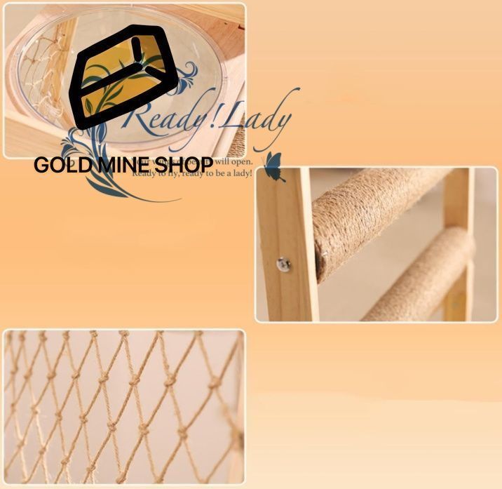  猫用キャットツリー 木製 猫 キャットタワー 多機能 爪とぎ 爪研ぎポール ボール 網 ハンモック付き 木登り スリム 猫タワー 安定 運動不足解消 麻紐 猫ハウス 猫ベッド 宇宙船ボウル クリアボウル スタイルA その他 猫用品