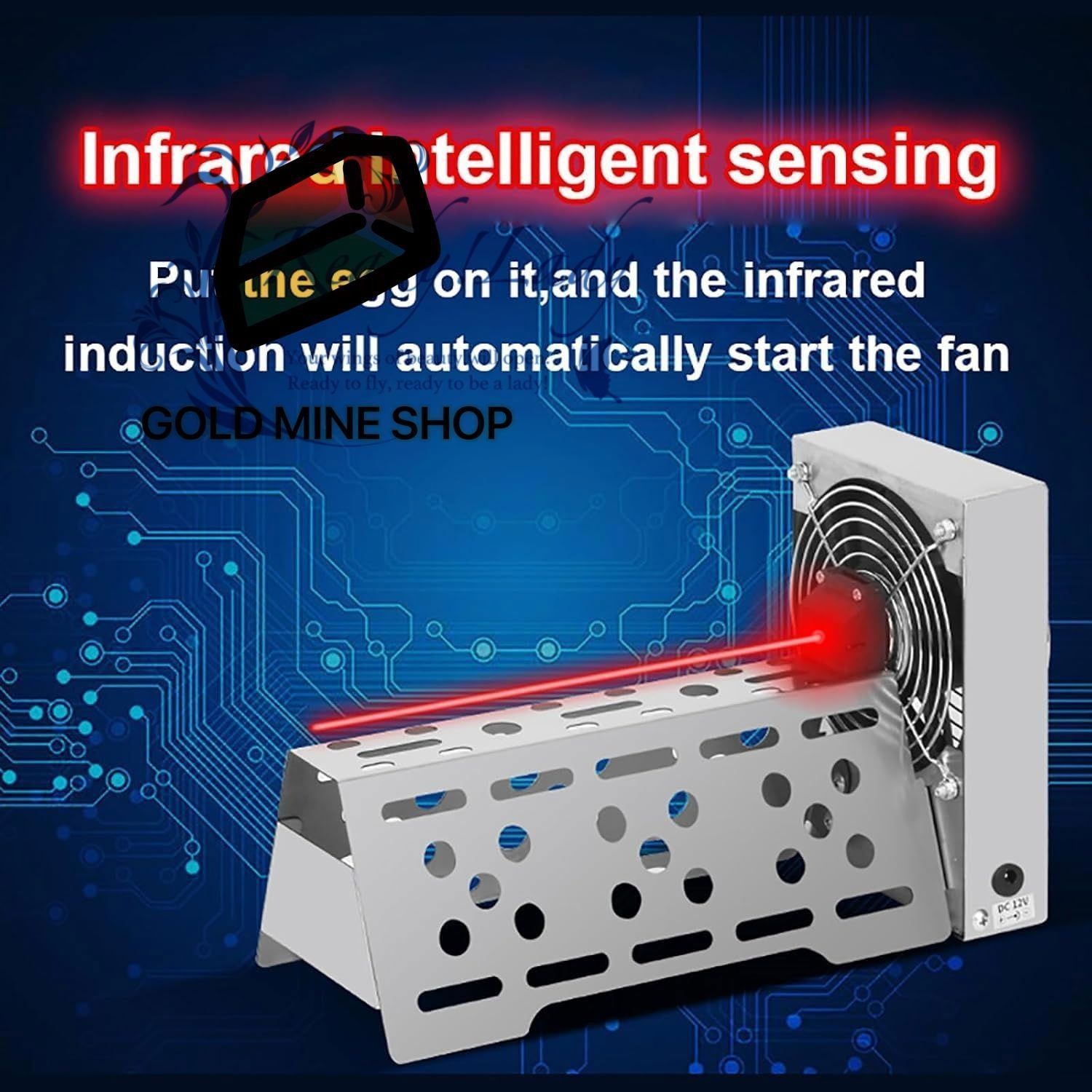 エッグワッフルクーラー 30Wステンレス製自動エッグワッフルブロワー スマートセンサー付き ワッフル乾燥設定機 コーヒーショップ スナックバー用エッグケーキエアドライヤー MARWIL-DEMENAGEMENTS_CH