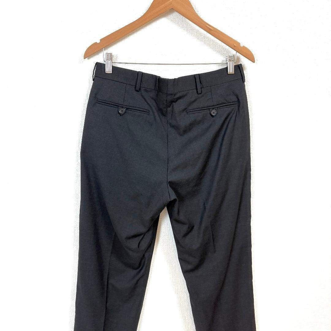  本人期 ヘルムートラング スラックスパンツ 46 ブラックグレー スラックス パンツ