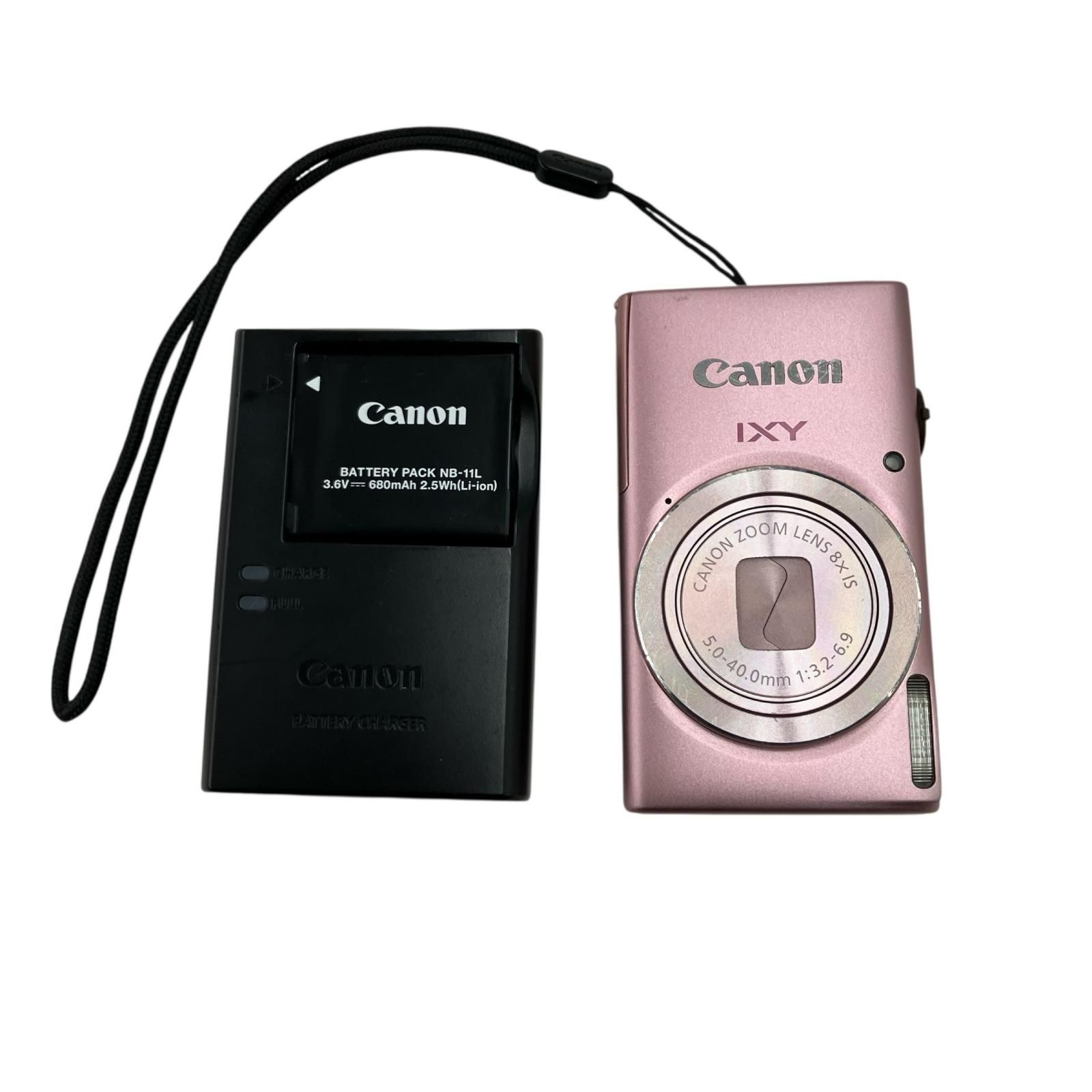 186000 動作 済み canon キャノン コンパクトデジタルカメラ IXY PC1896 ピンク