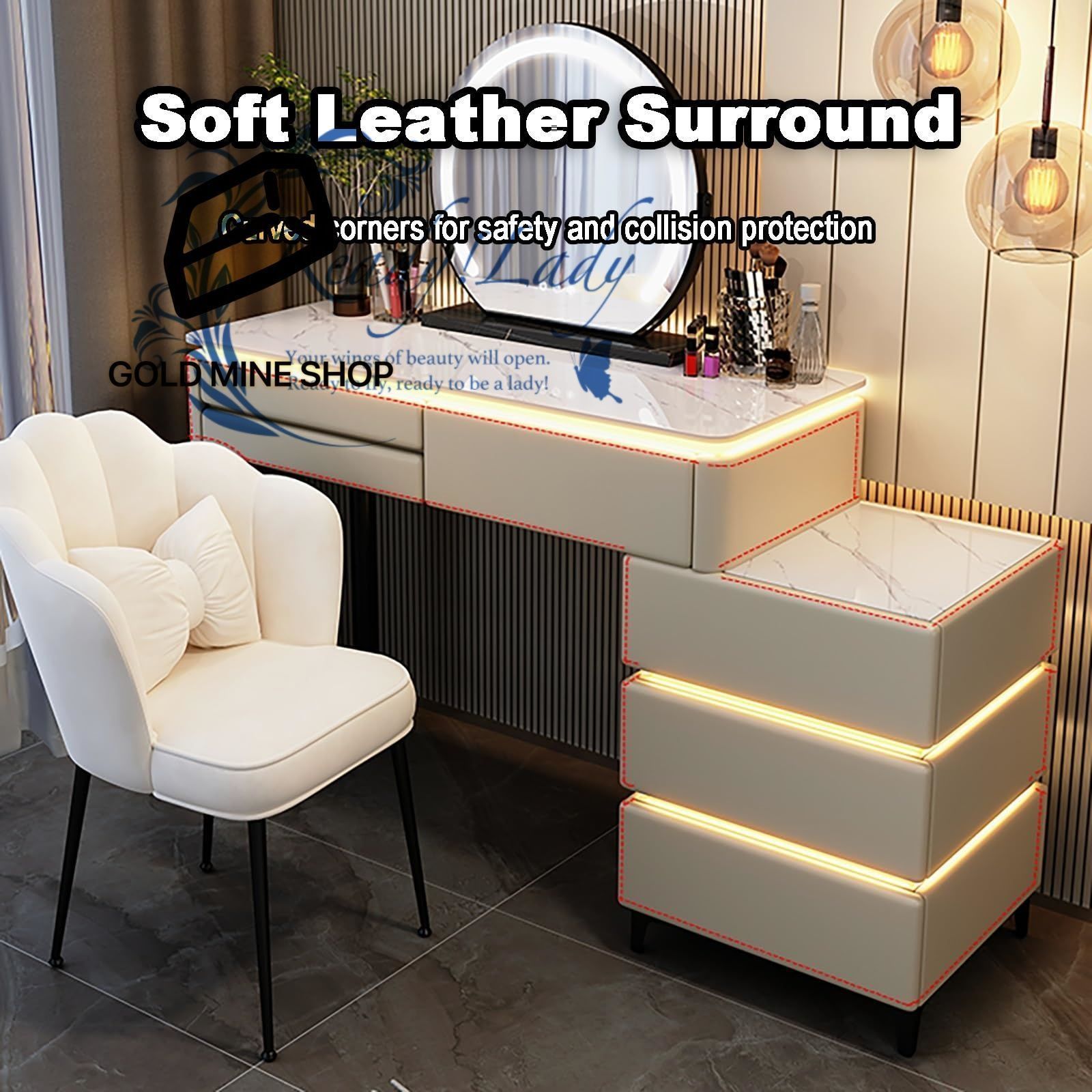 化粧台収納 100cm