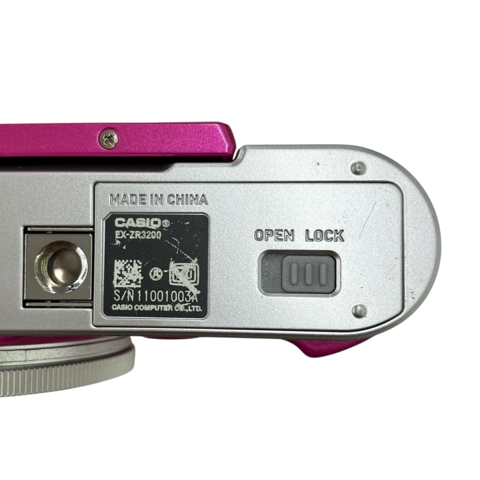  186000 CASIO カシオ コンパクトデジタルカメラ EXILIM EX ZR 3200 ピンク コンパクトデジタルカメラ デジタルカメラ