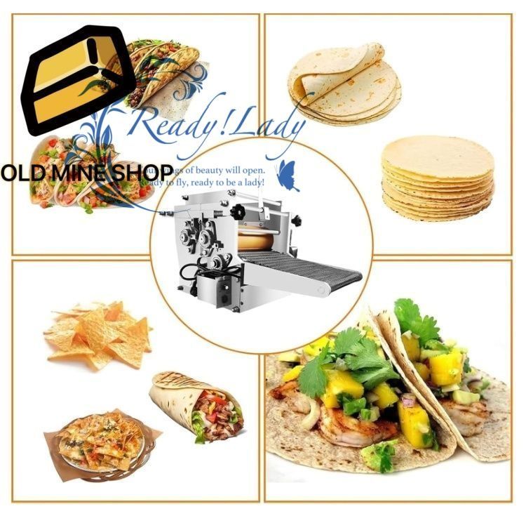業務用電気コーントルティーヤメーカー 5cm-20cm自動ステンレススチール製自動メキシコトルティーヤマシン