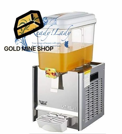 業務用1ｘ18Lタン冷凍功能ディスペンサー 冷凍ドリンクジュースマシン 冷凍ジュースメーカー 冷凍ドリンクマシン フリーズジュースマシン アイスティードリンクディスペンサーマシン